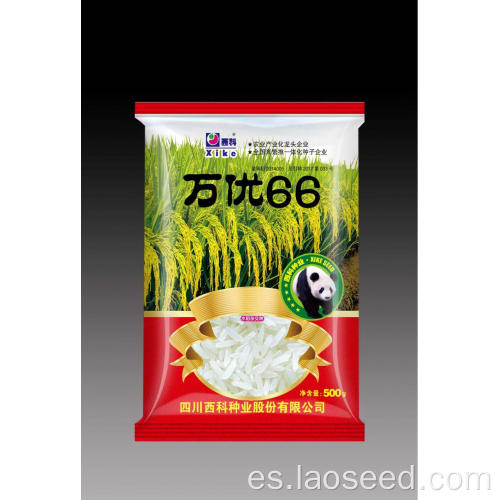 bolsa de semillas de arroz híbrida de alta calidad